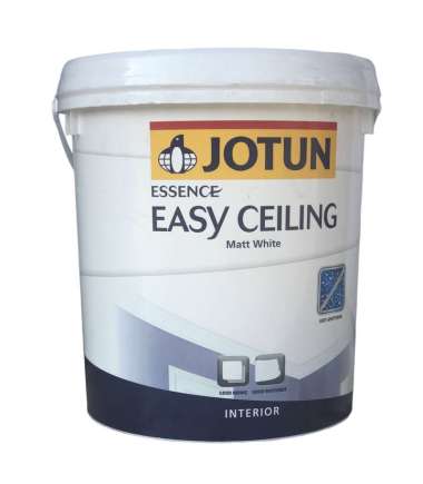 Cat Plafon Gypsum Jotun Essence Easy Ceiling Matt White 18 liter