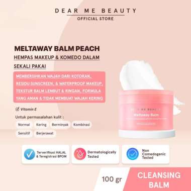 Dear Me Beauty Cleansing Balm Peach