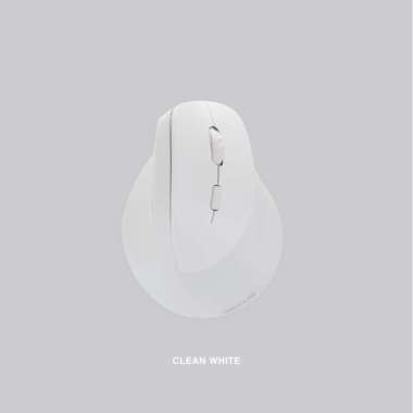 Rexus Mouse Vertical Wireless Clif Putih