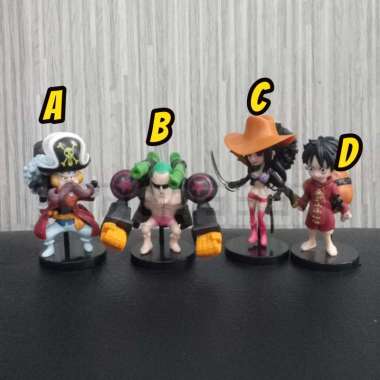 mainan anak action figure anime one piece topper kue RANDOM