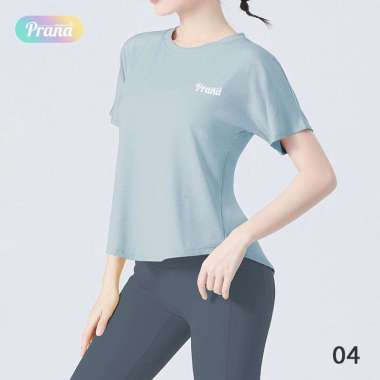 Women Sportwear Quick Dry And Breathable - Kaos Sport Wanita Baju Olahraga Senam Gym Yoga Cepat Keri