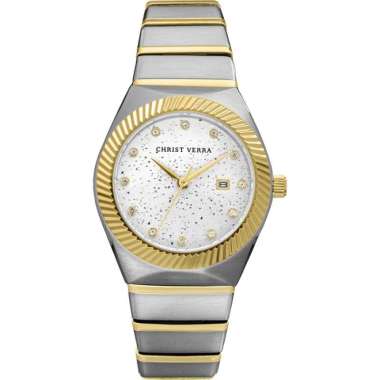 Jam Tangan Wanita Christ Verra CV 922707L-13 SLV Original & Garansi
