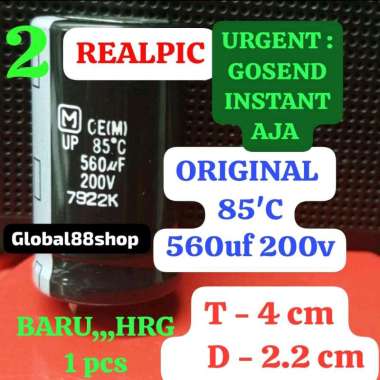 ELCO ECO ELKO 560uf/200v 560uf 200v 85'C SAMSUNG PANASONIC ORI