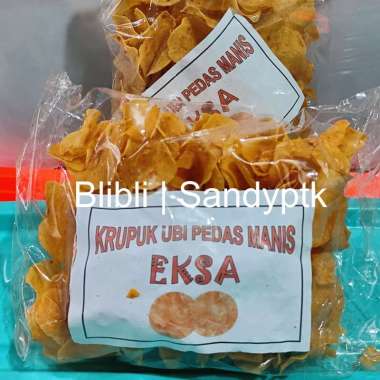 Kerupuk Krupuk Ubi Opak Singkong Pedas Manis EKSA ABC khas Pontianak Kalimantan Barat 500 gr