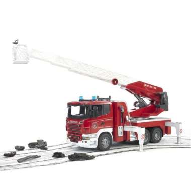 Bruder 3591 - Scania Super 560R Fire engine & ladder, waterpump & ligh