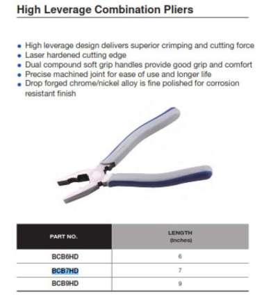 4 pc Soft Grip Locking Pliers Set (Blue-Point®)