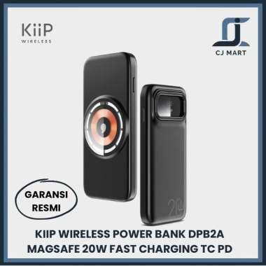 KIIP WIRELESS POWER BANK DPB2A MAGSAFE 20W FAST CHARGING TC PD