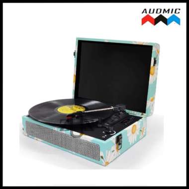 Turntable Player Pemutar Piringan Hitam Vinyl Phonograph Bluetooth Summer