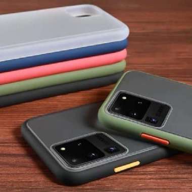 Soft Case Oppo Realme 7 + Pro Soft Aero Color Button Matte Realme 7 - Hijau Matcha