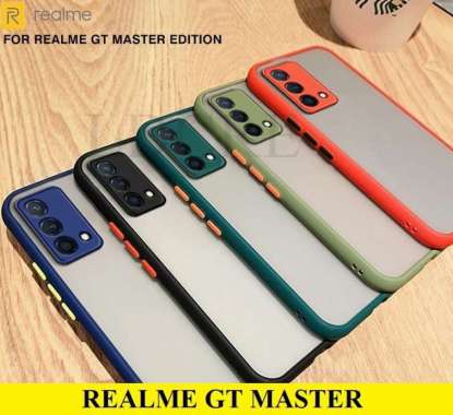 Soft Case Oppo Realme GT Master Aero Color Button Matte Hijau Matcha