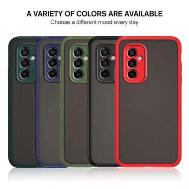 Soft Case Silikon Samsung Galaxy A04s Soft Aero Color Button Matte Hijau Matcha