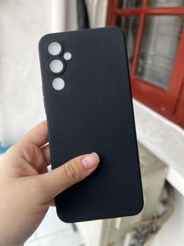 Soft Case Silikon Tecno Pova 4 Pova 4 Pro Slim Matte Sandstone Hitam - Pova 4