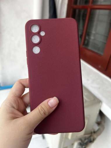 Soft Case Silikon Tecno Pova 4 Pova 4 Pro Slim Matte Sandstone Merah - Pova 4