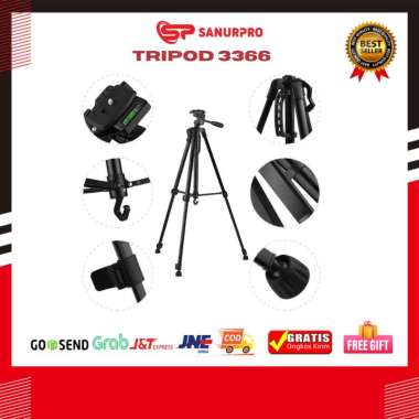JUAL TRIPOD KAMERA DAN HP, TRIPOD 3366