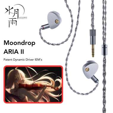 Earphone Moondrop ARIA II / ARIA 2 LCP Diaphragm Driver In Ear Monitor ORIGINAL