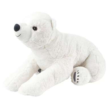 Ikea SNUTTIG Boneka, Beruang Kutub, 60 cm, Putih