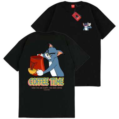 SAKAZUKI Kaos Insomnia Deadline Tom And Jerry T-shirt Series-OOTD 0003 V5 HITAM XXL