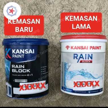 Rain Block 1 Kg Cat Pelapis Anti Bocor Waterproof KANSAI PAINT coklat