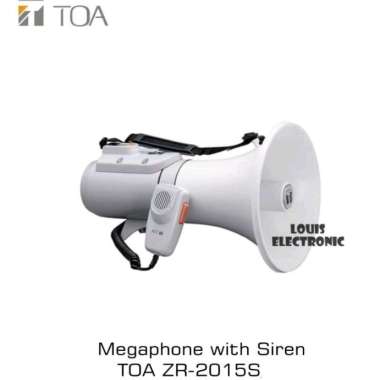 TOA MEGAPHONE SIRINE ZR-2015S ORIGINAL TOA SPEAKER MEGAPHONE GANTUNG