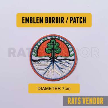 Ratsvendor Emblem Bordir / Patch Logo KLHK Lingkungan Hidup Dan Kehutanan