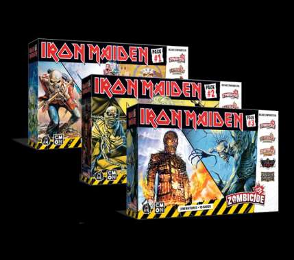 Zombicide Board Game Iron Maiden Character Pack Bundle