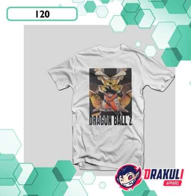 T Shirt 120 Dragon Ball Z Putih XL