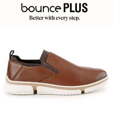 HM103 SEPATU PRIA SLIP ON HUSH PUPPIES ORIGINAL KULIT COKLAT