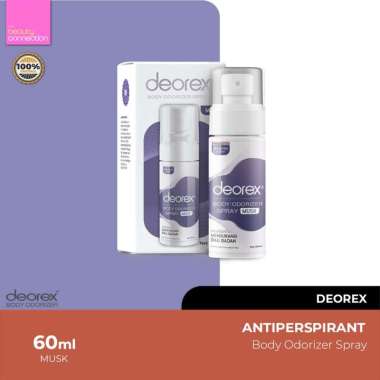 DEOREX Antiperspirant Deodorant Spray 60ml Musk