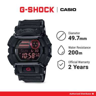 G-Shock GD-400-1DR Original Jam Tangan Pria Digital Black