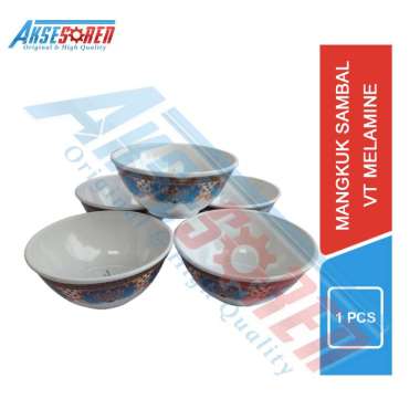 Aksesoren Tempat Sambal Melamine Kecil [1 Pcs] / Mangkuk Piring Mini / Mangkok Wadah Cocolan Sambel 