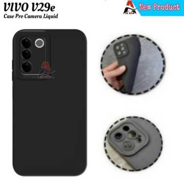 Case VIVO V29e 5G Softcase Liquid Macaron Pro Camera Hitam
