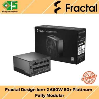 Power Supply Fractal Ion+ 2 Platinum 660 Watt | PSU 660W 80+ Platinum