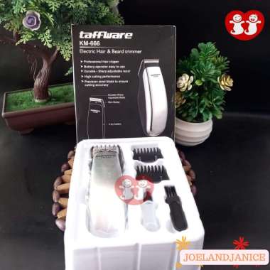 Alat Cukur Rambut Elektrik Profesional Hair Trimmer Shaver Cordless & Beard Trimmer - Taffware Poton