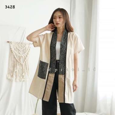 Harga Cardigan Batik Wanita Modern Lengan Panjang Terbaru Februari