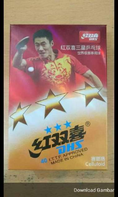 bola pingpong dhs *3 original