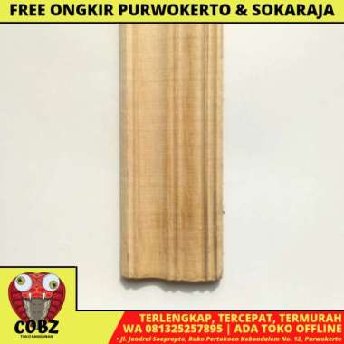 2 CM x 10 CM x 300 CM NM List Kayu Profil Cermin Pigura Pintu Batang