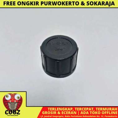 3/4 IN / GREST Dop Drat Dalam Sambungan Fitting Tutup Pipa PVC