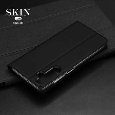 Original Soft Case SAMSUNG A54 5G Case Flip Leather Premium SAM A54 5G HITAM