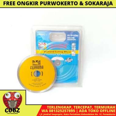 4 IN / FUJIYAMA Wet Mata Gerinda Potong Keramik Diamond Cutting Wheel