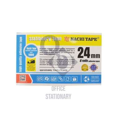 isolasi bening nachi tape 24 mm