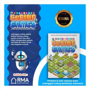 Buku Unplugged Coding Games Menstimulus Logika Kreativitas Anak