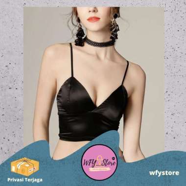 Tank Top Sexy Elegan Wanita Party Crop Top Pakaian Dalam Atasan Putih