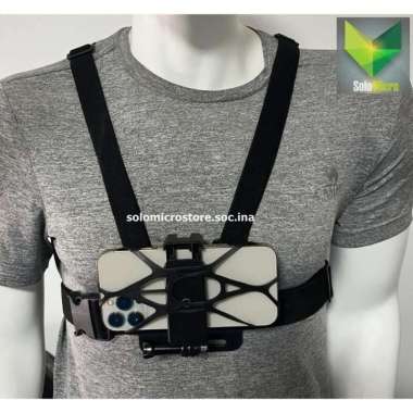 SnowHu Holder Rekam Video Tali Strap Dada Kamera GoPro Hp Handphone