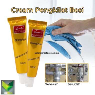 Cream Pengkilat Besi Stainless Steel Metal Polishing Paste 10ml