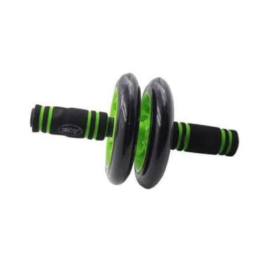 GST Fitness Double Wheel, Roda Fitnes Pengecil Perut, double wheel gym Kettler, Alat Fitness Rumah B