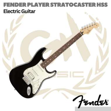 Fender Player HSS Stratocaster Electric Guitar Pau Ferro FB Black