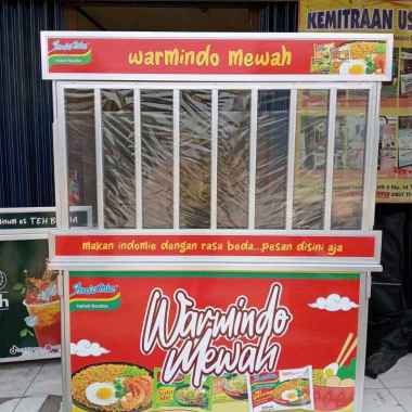 Booth Portable Gerobak Lipat Dagang Warmindo Indomie booth jumbo