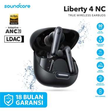 SUPER SALE Earphone TWS Anker Soundcore Liberty 4 NC - A3947 Hitam