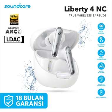 SUPER SALE Earphone TWS Anker Soundcore Liberty 4 NC - A3947 Putih