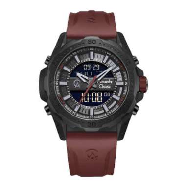 Jam Tangan Pria Alexandre Christie AC 9370 / AC 9371 / AC 9372 / AC 9373 Rubber Digital Original 937